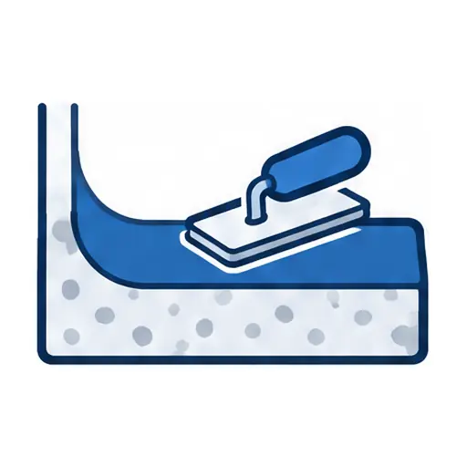 Schematic: Urethane cement (wet and hot-wash areas)