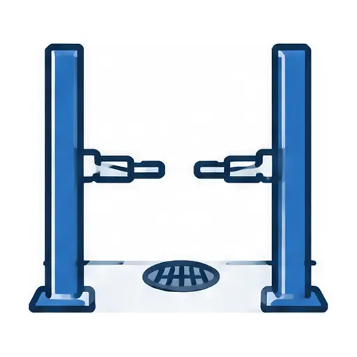 Schematic icon: Auto Shop Floor Coating