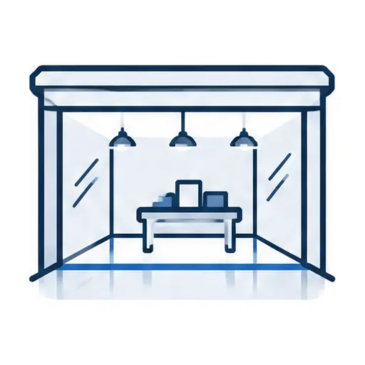 Schematic icon: Retail and Showroom Epoxy Floor